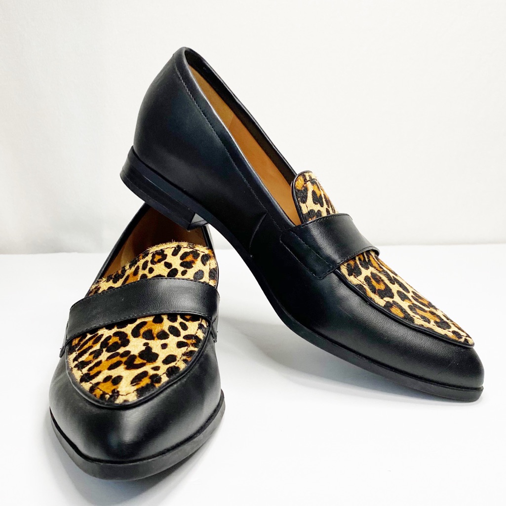 Nine West Animal Print Loafers 9